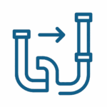 moving drains and supply lines