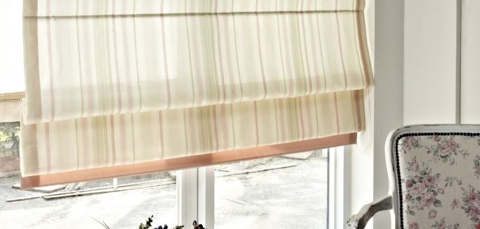 Fabric Window Shades in a Brightly-Lit Room