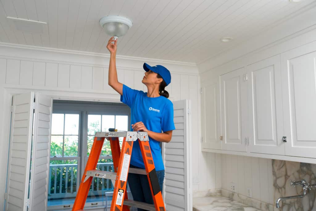 light fixture installation